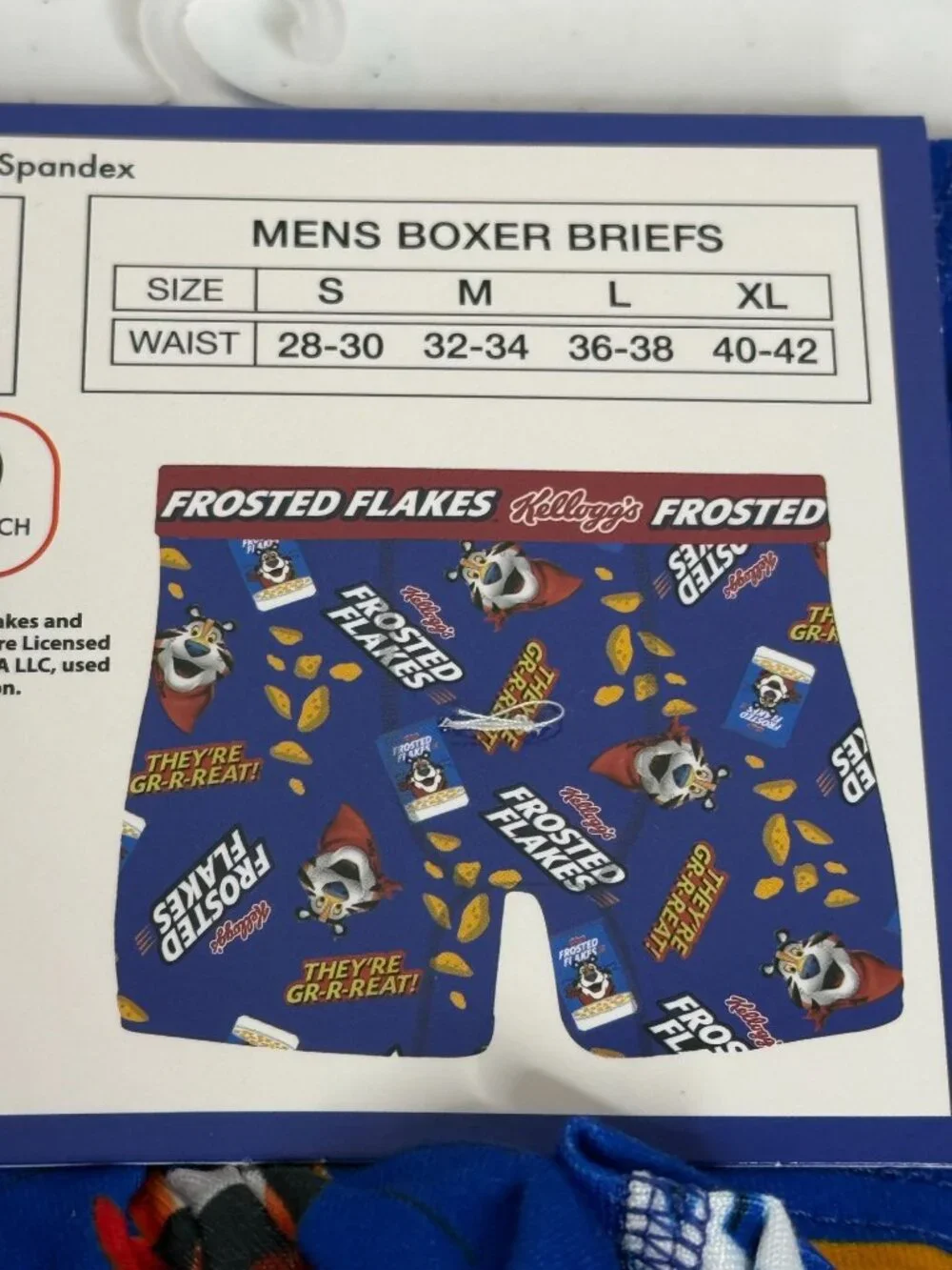 Kelloggs Frosted Flakes XL Boxer Briefs Tony Tiger Retro Novelty